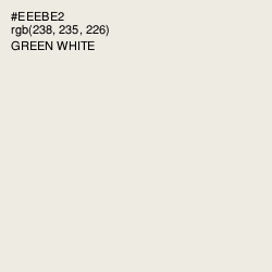 #EEEBE2 - Green White Color Image
